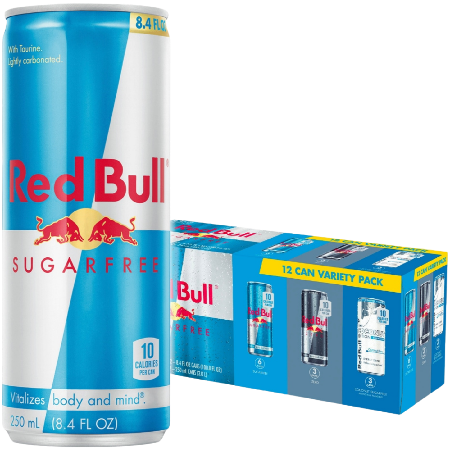 Red Bull Sugarfree Energy Drink (12 Pack)