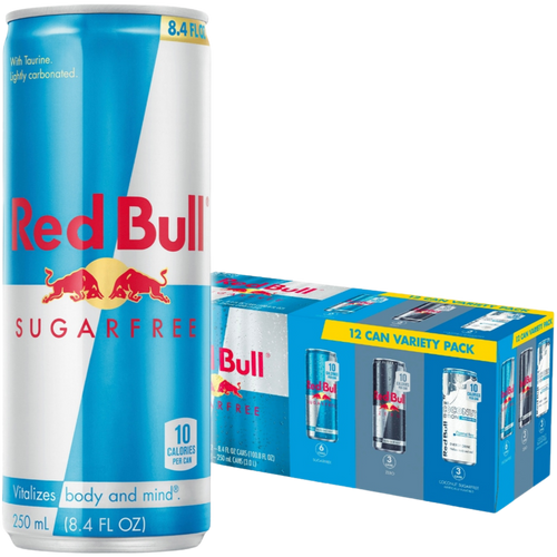 Red Bull Sugarfree Energy Drink (12 Pack)