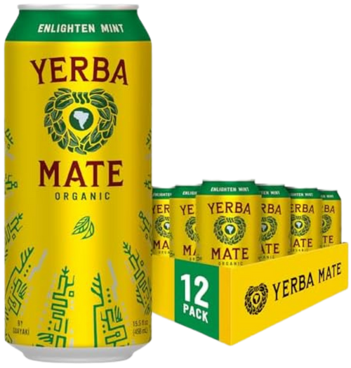 Guayaki Yerba Mate Enlighten Mint Flavor 12 Pack